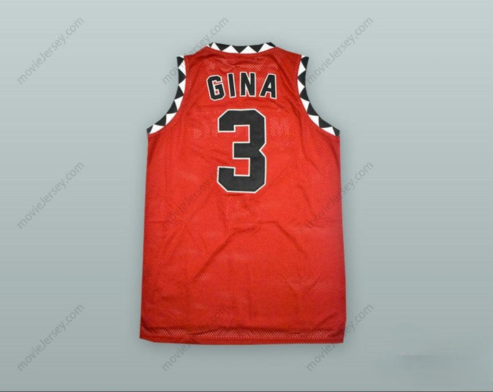 PERSONALIZA CUALQUIER Nombre Número GINA WATERS-PAYNE 3 MARTIN CAMISETA DE BALONCESTO ROJA Cosida Tallas S-6XL
