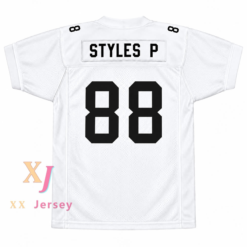 PERSONALIZADO CUALQUIER Nombre Número ESTILOS P ROUGH RYDERS 88 Plata Camiseta de fútbol cosida Tallas S-6XL