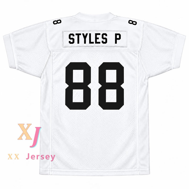 PERSONALIZADO CUALQUIER Nombre Número ESTILOS P ROUGH RYDERS 88 Plata Camiseta de fútbol cosida Tallas S-6XL