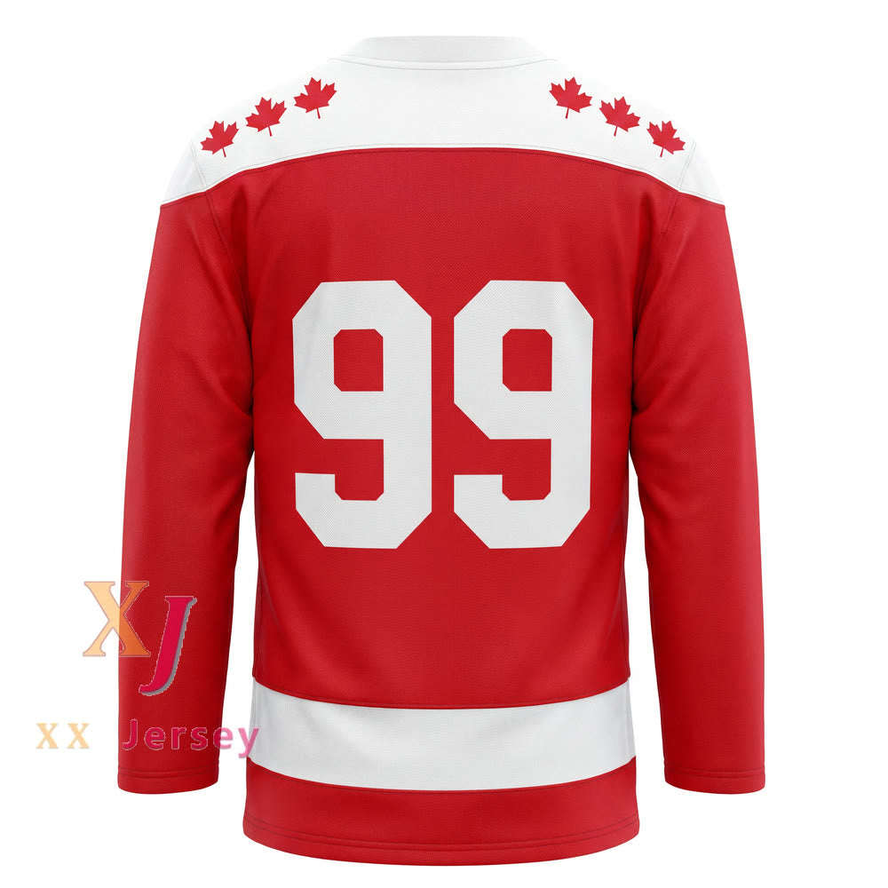 Custom Any Name Number Wayne Gretzky 99 Seneca Nationals Hockey Jersey Metro Junior B Hockey League Top Stitched S-6XL