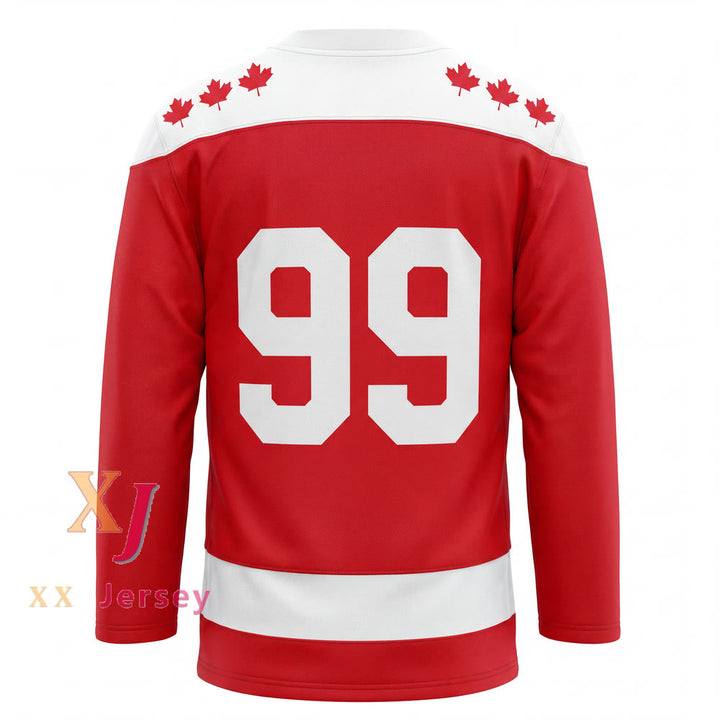 Custom Any Name Number Wayne Gretzky 99 Seneca Nationals Hockey Jersey Metro Junior B Hockey League Top Stitched S-6XL
