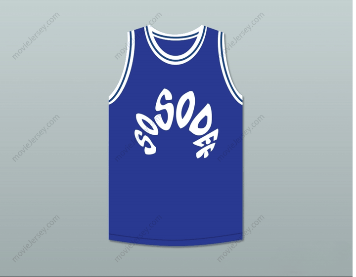 CUSTOM ANY Name Number DA BRAT 21 SOSODEF BLUE BASKETBALL JERSEY Top Stitched S-6XL