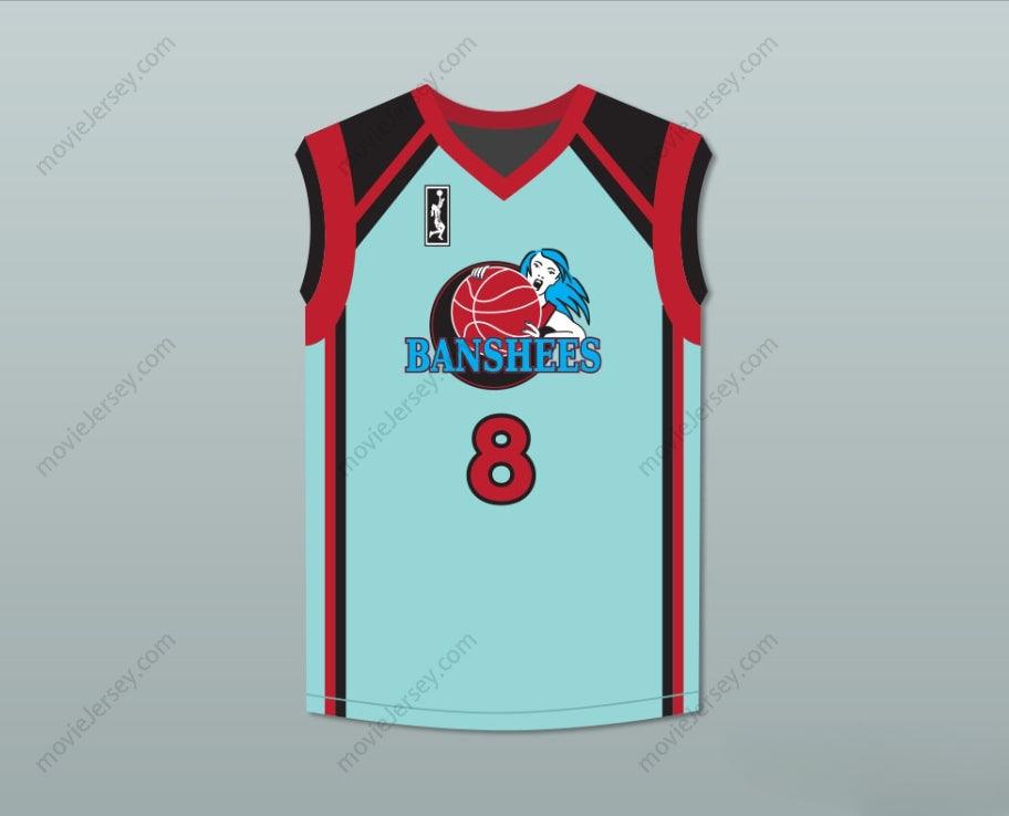 PERSONALIZA Cualquier Nombre Número LARKIN 8 CHARLOTTE BANSHEES CAMISETA DE BALONCESTO LOCAL CON PARCHE WUBA JUWANNA MANN Cosido de Primera Calidad S-6XL