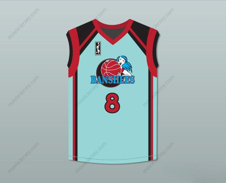 PERSONALIZA Cualquier Nombre Número LARKIN 8 CHARLOTTE BANSHEES CAMISETA DE BALONCESTO LOCAL CON PARCHE WUBA JUWANNA MANN Cosido de Primera Calidad S-6XL