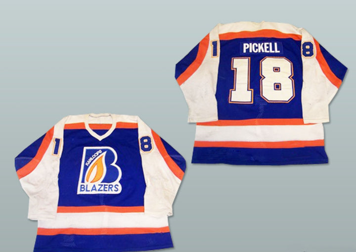 Custom Any Name Number Doug Pickell 18 Kamloops Blazers Hockey Jersey Top Stitched S-6XL