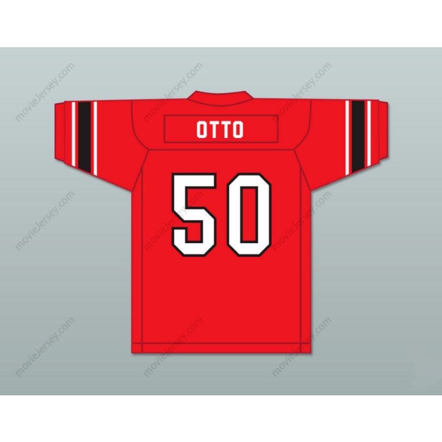PERSONALIZA Cualquier Nombre Número JIM OTTO 50 WAUSAU EAST HIGH SCHOOL LUMBERJACKS Camiseta de Fútbol Cosida S-6XL
