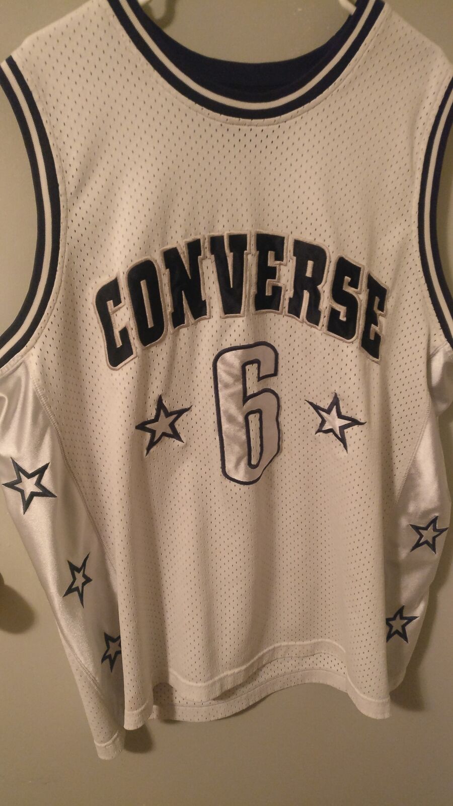 Custom Any Name Number converse 6 BASKETBALL JERSEY Top Stitched S-6XL