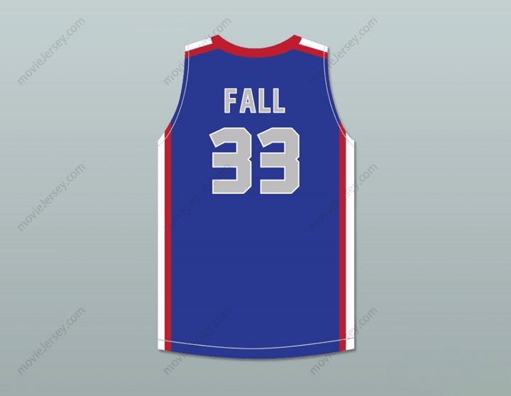 CAMISETA DE BALONCESTO AZUL ELITE AAU TACKO FALL 33 CUALQUIER Nombre Número PERSONALIZADA Cada 1 Enseña 1 Cosido doble S-6XL