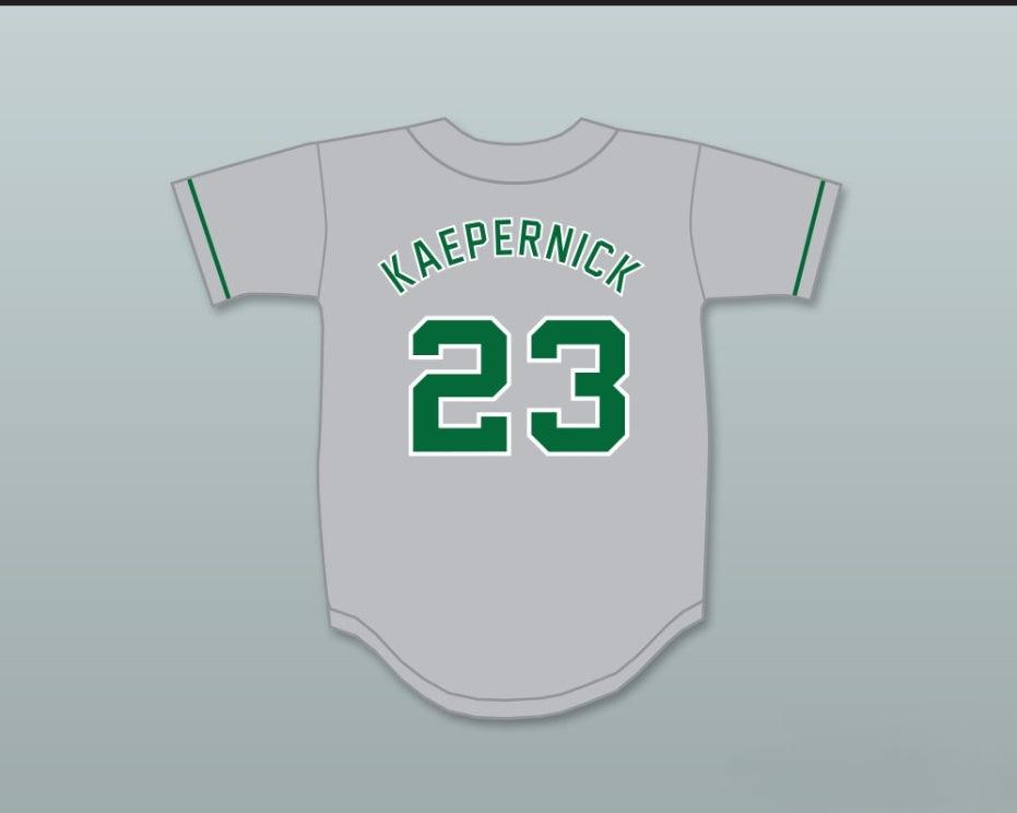 Camiseta de béisbol gris personalizada con cualquier nombre y número COLIN KAEPERNICK 23 JOHN H. PITMAN HIGH SCHOOL PRIDE, cosida a 2 costuras, tallas S-6XL