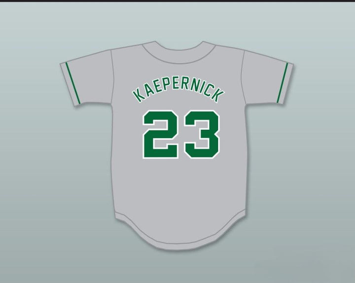 Camiseta de béisbol gris personalizada con cualquier nombre y número COLIN KAEPERNICK 23 JOHN H. PITMAN HIGH SCHOOL PRIDE, cosida a 2 costuras, tallas S-6XL