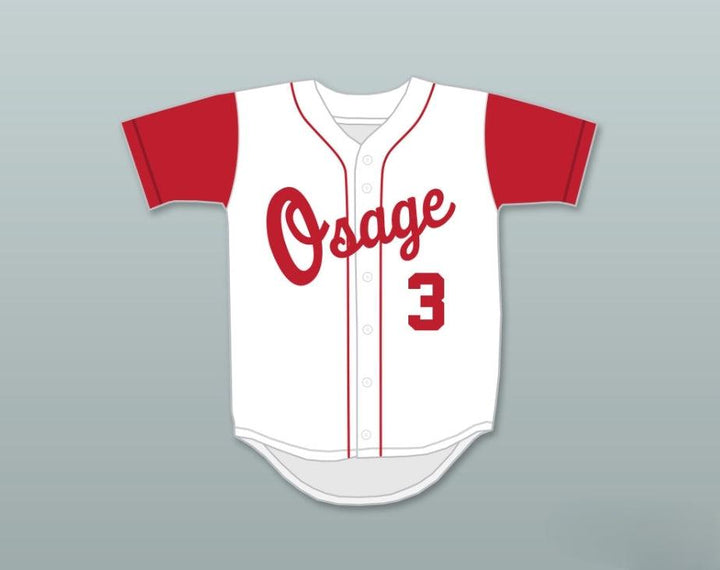 Camiseta de béisbol blanca con nombre y número personalizado BLAKE TREINEN 3 HIGH SCHOOL INDIANS 1, cosido superior S-6XL