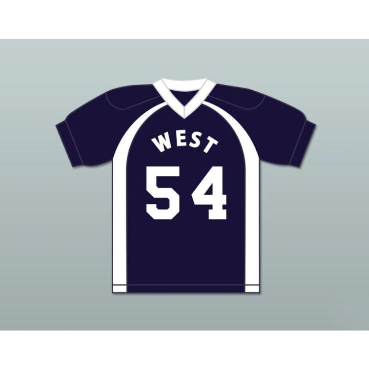 PERSONALIZA CUALQUIER Nombre Número BOWL UNIVERSITARIO VELOCIRRAPTOR MALOISH 54 WEST Camiseta de Fútbol Cosida S-6XL