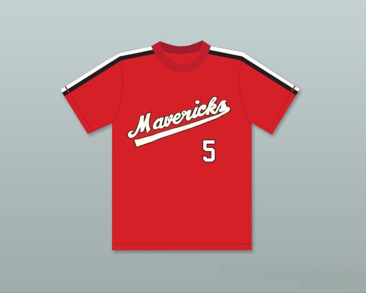 Personaliza Cualquier Nombre Número JIM SWANSON 5 CAMISETA DE BÉISBOL LOS BASTARDOS GOLPEADOS DEL BÉISBOL Costura Superior S-6XL