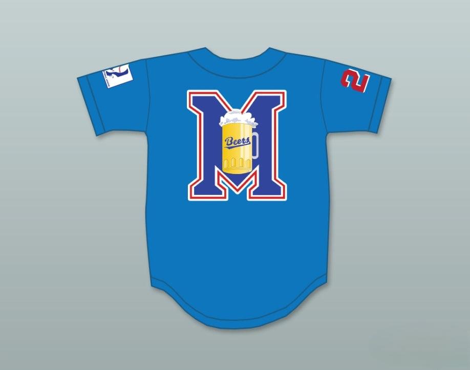 Personalizada Cualquier Nombre Número KENNY SCOLARI 23 BEERS LOGO CAMISETA DE BÉISBOL AZUL DE BÁSQUETBOL Cosida Tallas S-6XL