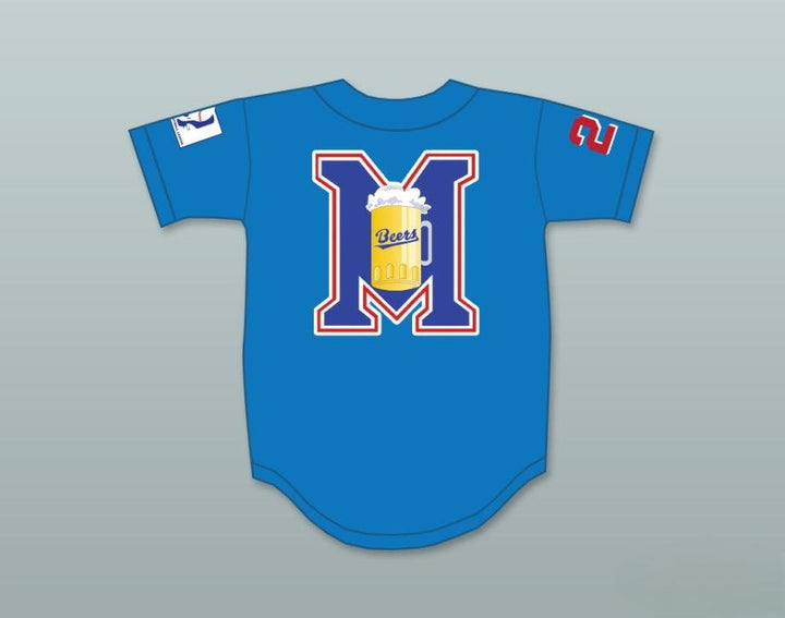 Personalizada Cualquier Nombre Número KENNY SCOLARI 23 BEERS LOGO CAMISETA DE BÉISBOL AZUL DE BÁSQUETBOL Cosida Tallas S-6XL