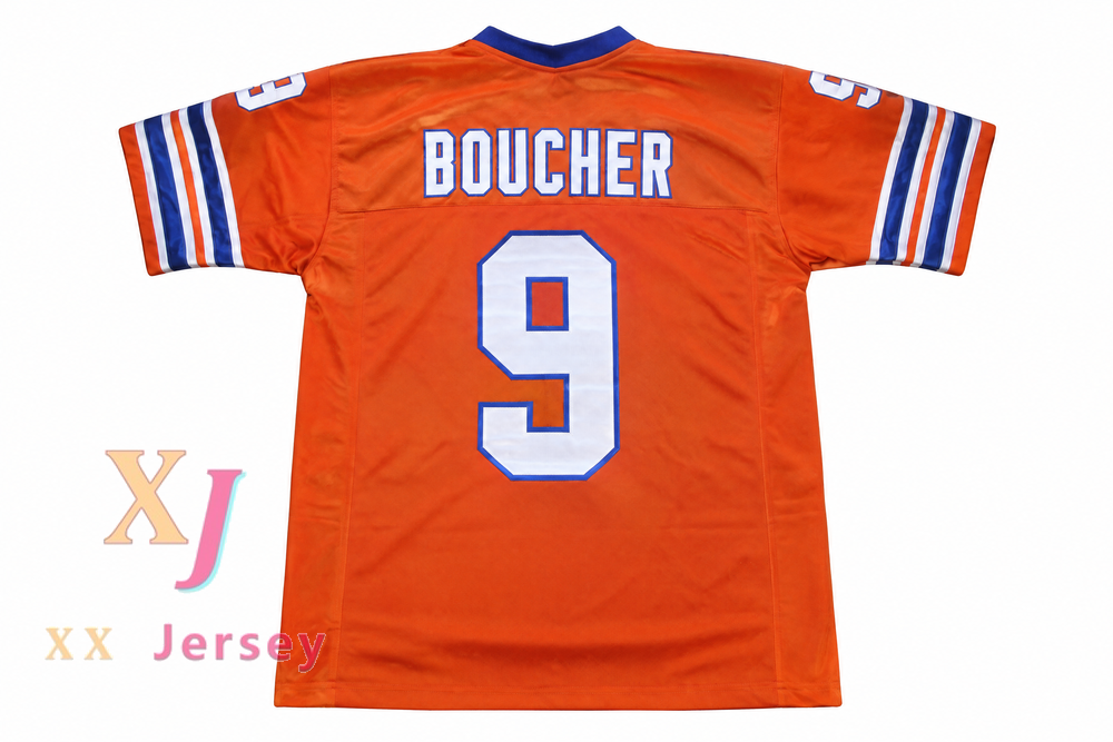 Custom Bobby Boucher 9 Mud Dogs The Waterboy Football Jersey