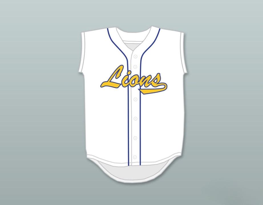 Custom Any Name Number AARON JUDGE 19 LINDEN HIGH SCHOOL LIONS WHITE BASEBALL JERSEY 2 Top Stitched S-6XL