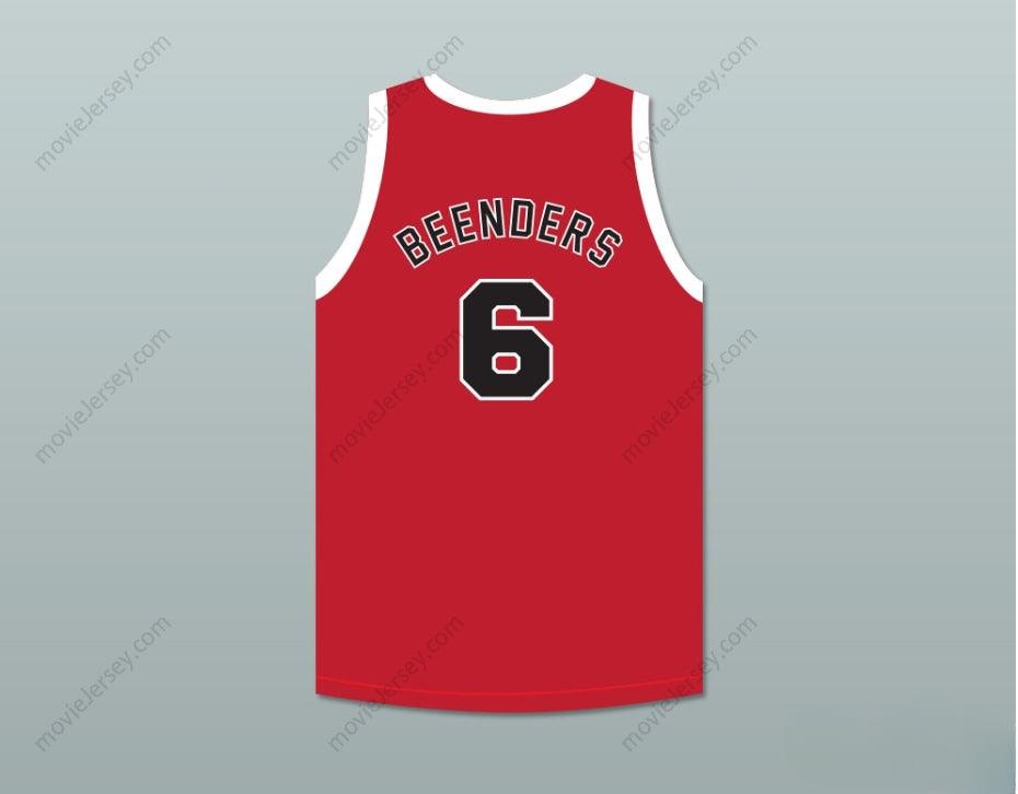PERSONALIZA Cualquier Nombre Número HANK BEENDERS 6 PROVIDENCE STEAMROLLERS JERSEY DE BALONCESTO ROJO 2 Costura Superior S-6XL