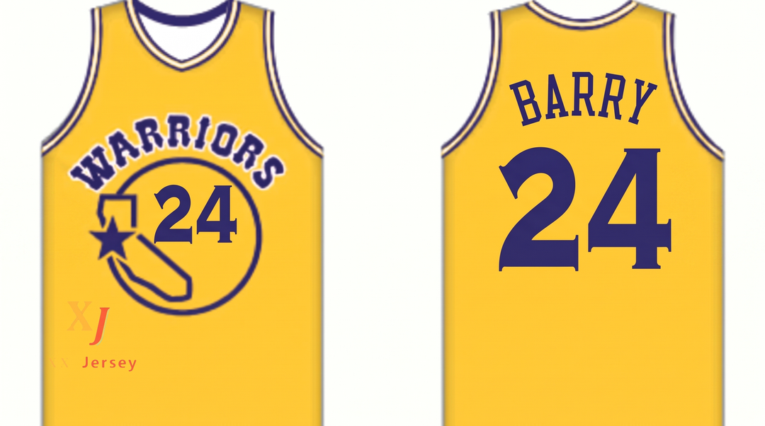 THE CITY Rick Barry 24 Throwback Jersey customize Any number name Stitched embroidery Jersey
