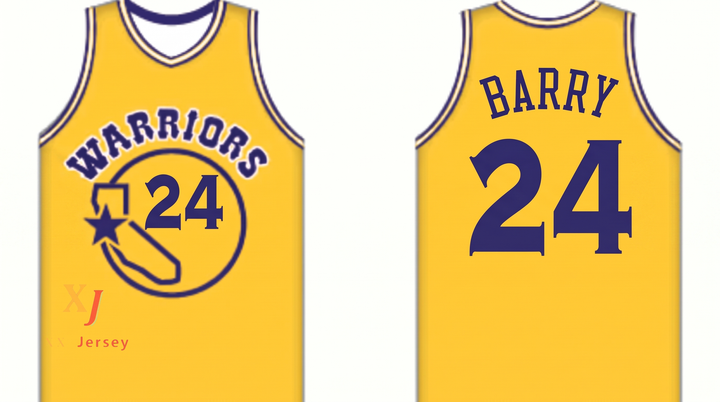 THE CITY Rick Barry 24 Throwback Jersey customize Any number name Stitched embroidery Jersey