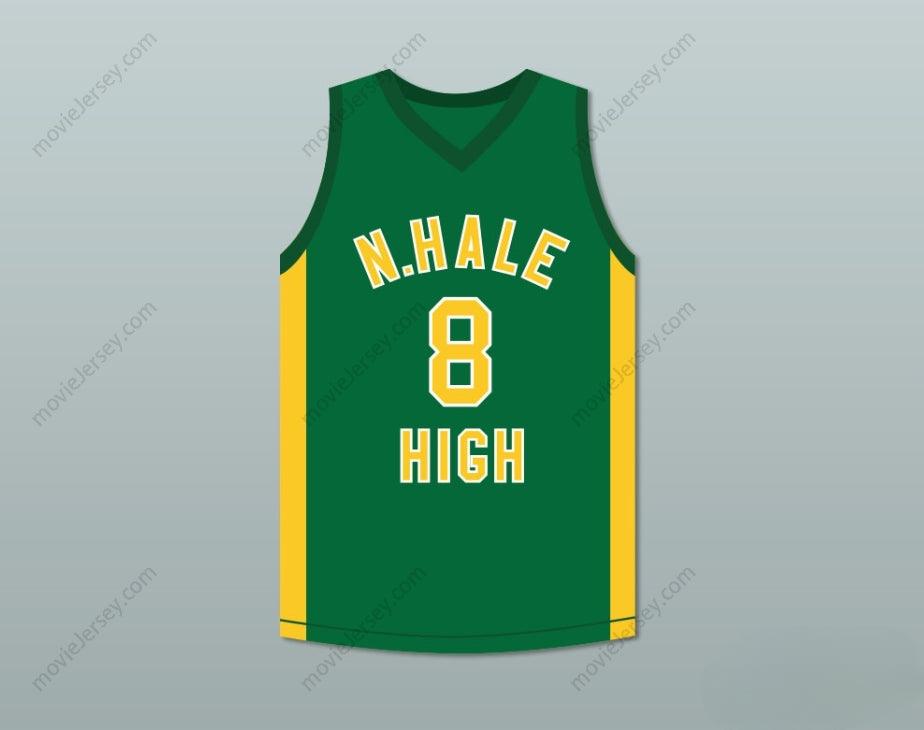 CUSTOM ANY Name Number WIZ KHALIFA 8 N. HALE HIGH SCHOOL BASKETBALL JERSEY YOUNG, WILD AND FREE Top Stitched S-6XL