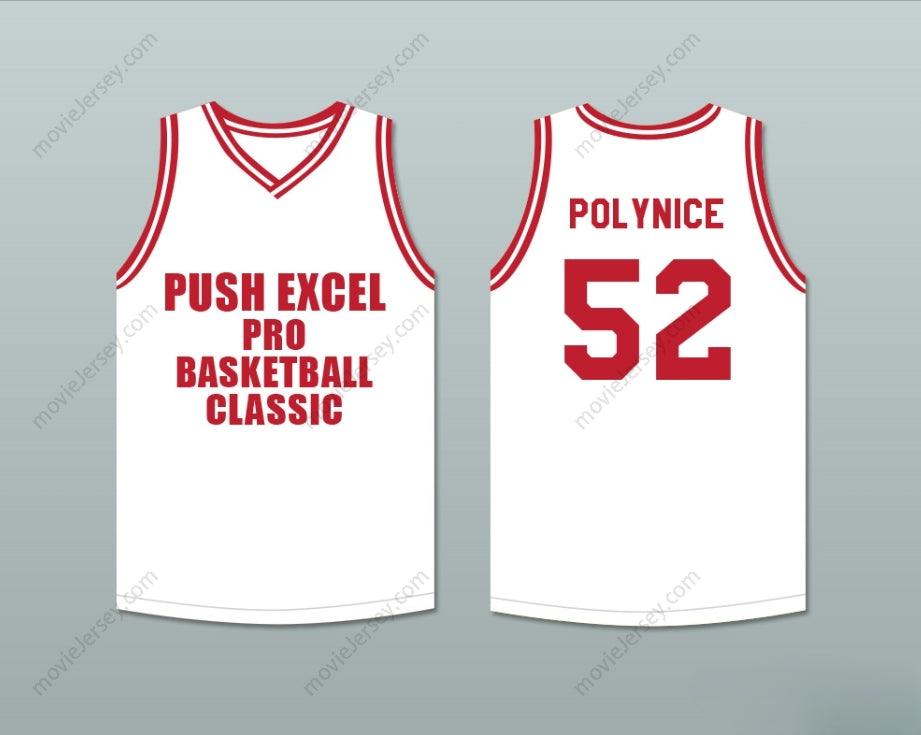 PERSONALIZA CUALQUIER Nombre Número OLDEN POLYNICE 52 BALONCESTO PROFESIONAL EXCEL JERSEY CLÁSICO BLANCO 1988 EVENTO BENÉFICO Costura Superior S-6XL