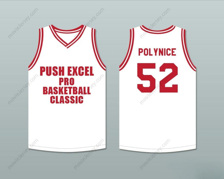 PERSONALIZA CUALQUIER Nombre Número OLDEN POLYNICE 52 BALONCESTO PROFESIONAL EXCEL JERSEY CLÁSICO BLANCO 1988 EVENTO BENÉFICO Costura Superior S-6XL