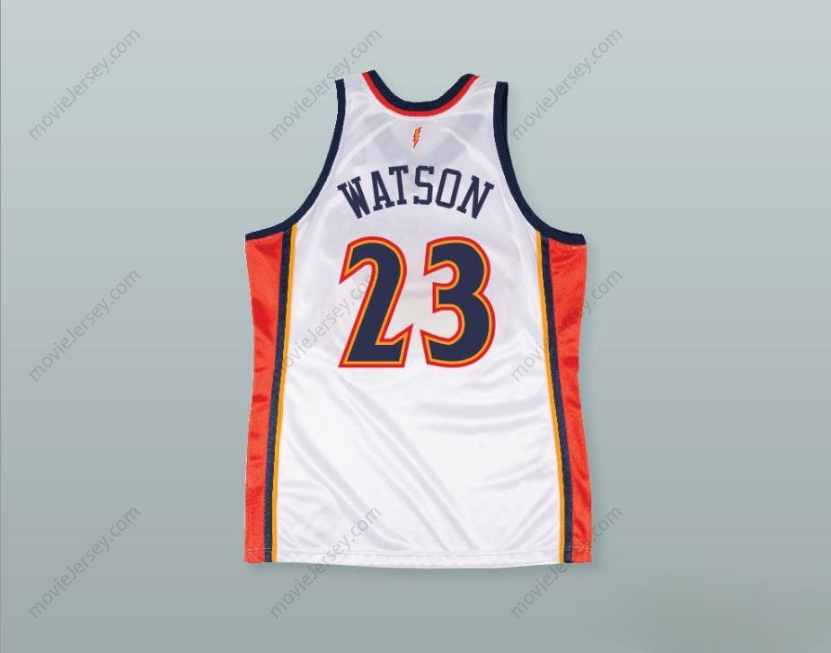 PERSONALIZA Cualquier Nombre Número CONOR MCGREGOR SE BURLA DE FLOYD MAYWEATHER JR CON CAMISETA DE BALONCESTO C.J. WATSON 23 Cosida de Talla S-6XL