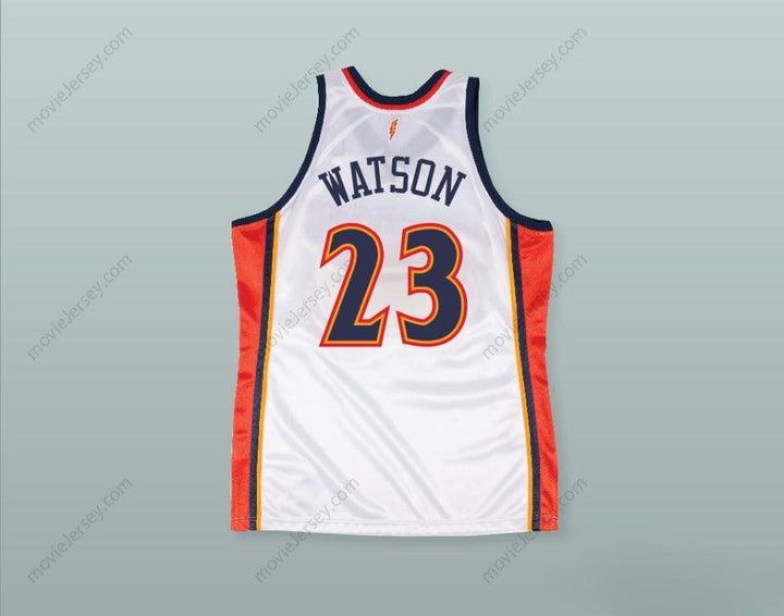 PERSONALIZA Cualquier Nombre Número CONOR MCGREGOR SE BURLA DE FLOYD MAYWEATHER JR CON CAMISETA DE BALONCESTO C.J. WATSON 23 Cosida de Talla S-6XL