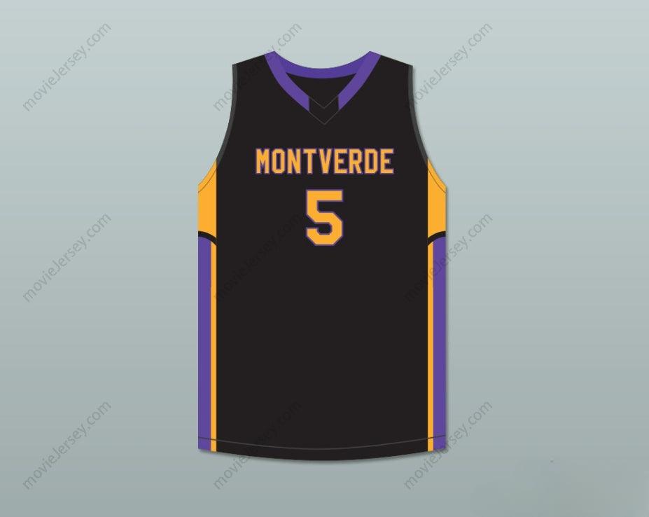 CUSTOM ANY Name Number R.J. BARRETT 5  ACADEMY  BLACK BASKETBALL JERSEY Top Stitched S-6XL