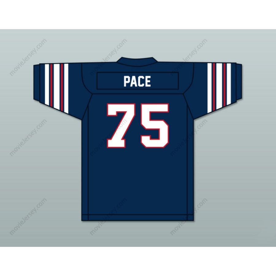 PERSONALIZA CUALQUIER Nombre Número ORLANDO PACE 75 SANDUSKY HIGH SCHOOL BLUE STREAKS Camiseta de Fútbol Cosida Tallas S-6XL