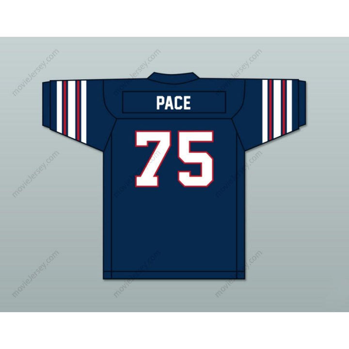 PERSONALIZA CUALQUIER Nombre Número ORLANDO PACE 75 SANDUSKY HIGH SCHOOL BLUE STREAKS Camiseta de Fútbol Cosida Tallas S-6XL