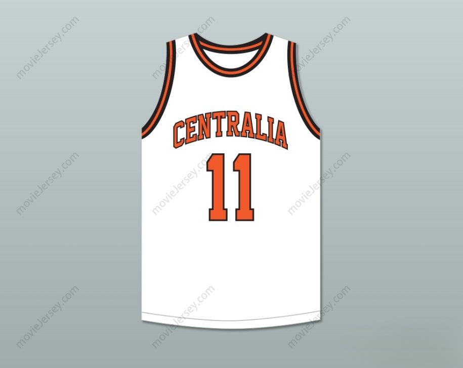 PERSONALIZA CUALQUIER Nombre Número DETLEF SCHREMPF 11 CAMISETA DE BALONCESTO BLANCA HIGH SCHOOL TIGERS 1 Parte Superior Cosida S-6XL