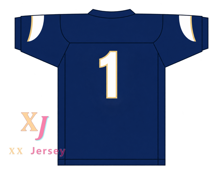 Custom Stefon Diggs 1 Our Lady of Good Counsel High School Falcons Football Jersey