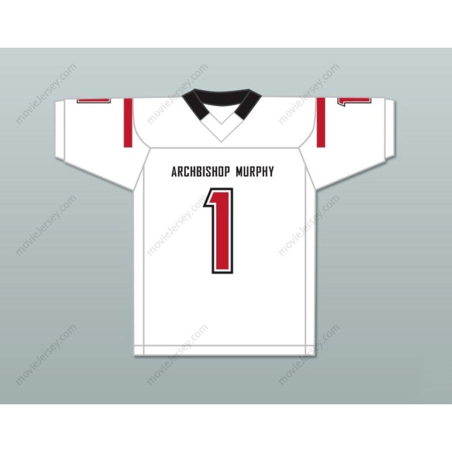PERSONALIZADO Cualquier Nombre Número KYLER GORDON 1 CAMISETA Fútbol Blanca WILDCATS COLEGIO SECUNDARIA ARCHBISHOP MURPHY Costura Superior S-6XL