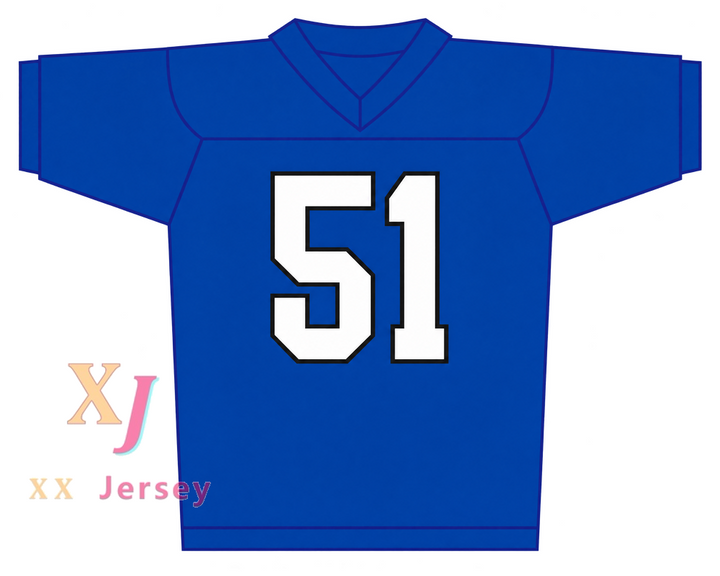 Custom Al Bundy 51 Blue Football Jersey