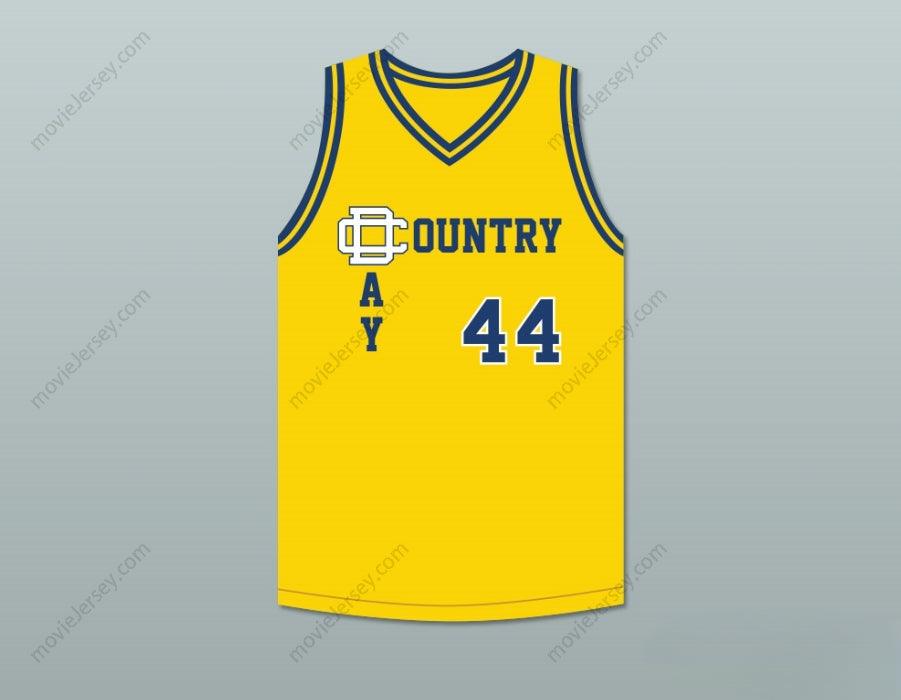 PERSONALIZA Cualquier Nombre Número CHRIS WEBBER 44 DETROIT COUNTRY DAY SCHOOL YELLOWJACKETS AMARILLO CAMISETA DE BALONCESTO Cosida S-6XL