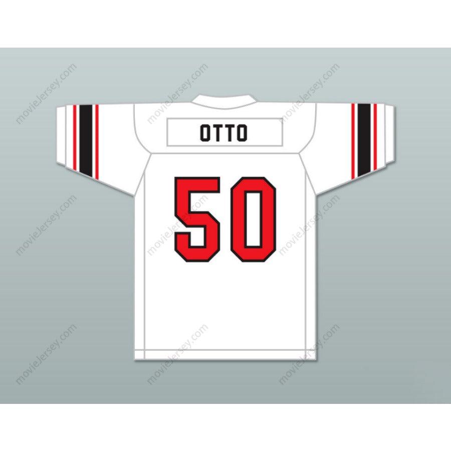 PERSONALIZA Cualquier Nombre Número JIM OTTO 50 WAUSAU EAST HIGH SCHOOL LUMBERJACKS Camiseta de Fútbol Cosida S-6XL