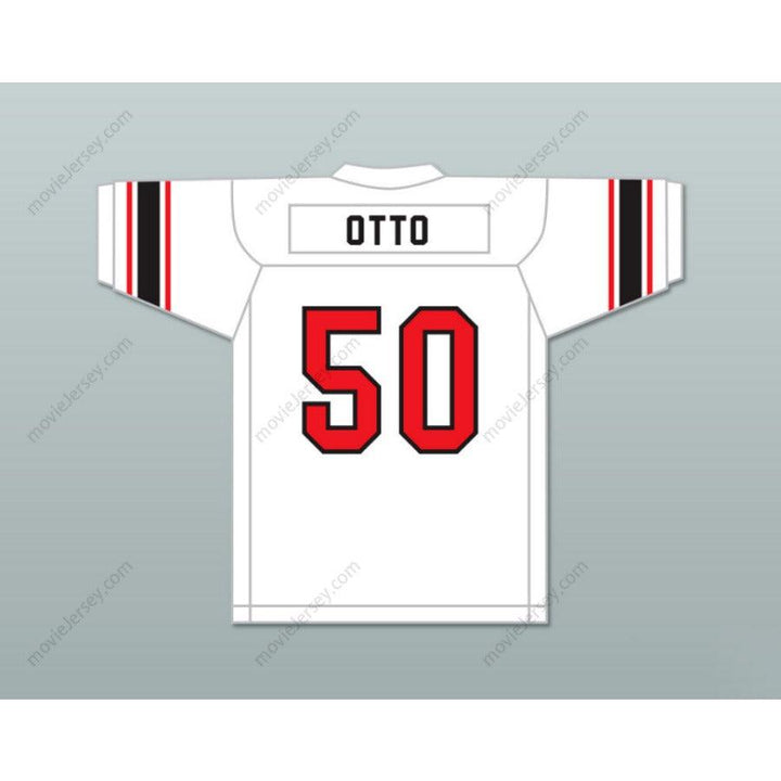 PERSONALIZA Cualquier Nombre Número JIM OTTO 50 WAUSAU EAST HIGH SCHOOL LUMBERJACKS Camiseta de Fútbol Cosida S-6XL