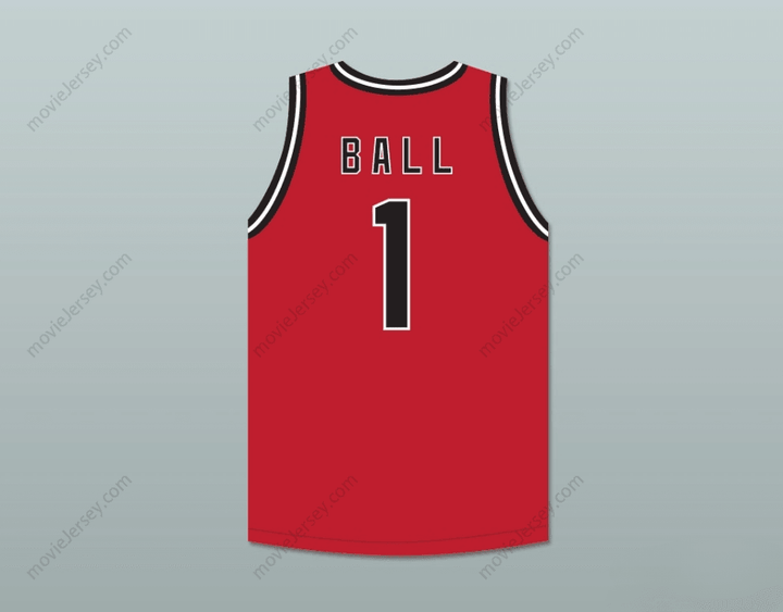 PERSONALIZA CUALQUIER Nombre Número LAMELO BALL 1 ILLAWARRA CAMISETA DE BALONCESTO ROJA 2 Con costura superior S-6XL
