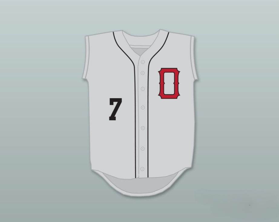 Custom Any Name Number MOOKIE BETTS 7 JOHN OVERTON HIGH SCHOOL  GRAY BASEBALL JERSEY 1 Top Stitched S-6XL