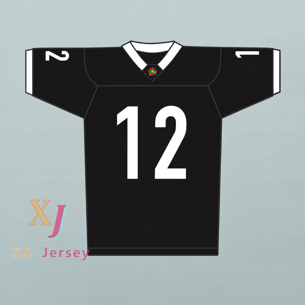 PERSONALIZA Cualquier Nombre Número TYLER CHERUBINI 12 MIAMI SHARKS RIBETE BLANCO JERSEY DE FÚTBOL UN DOMINGO CUALQUIERA Costura Superior S-6XL