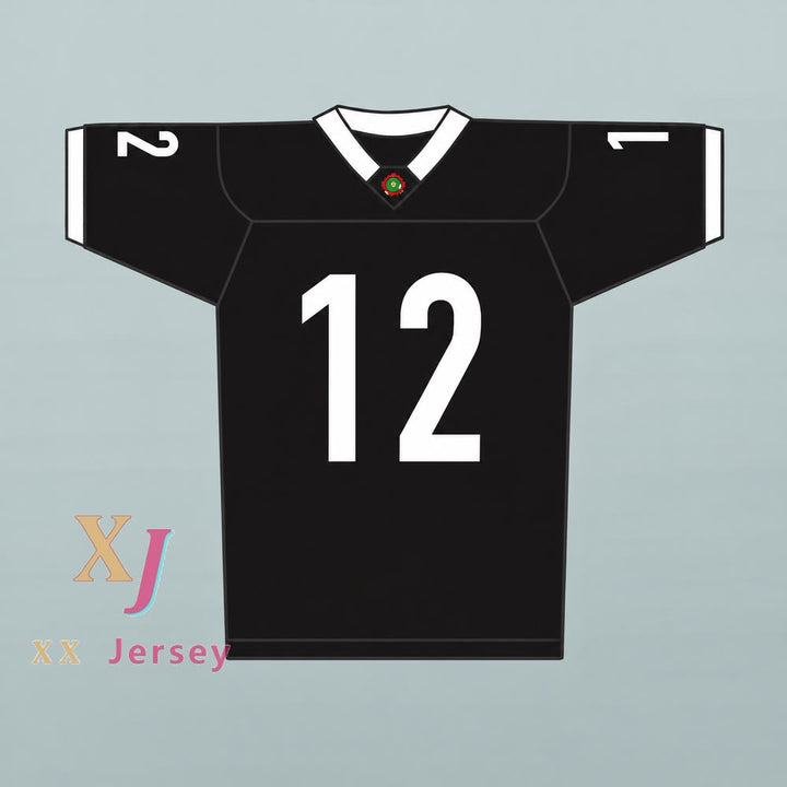 PERSONALIZA Cualquier Nombre Número TYLER CHERUBINI 12 MIAMI SHARKS RIBETE BLANCO JERSEY DE FÚTBOL UN DOMINGO CUALQUIERA Costura Superior S-6XL