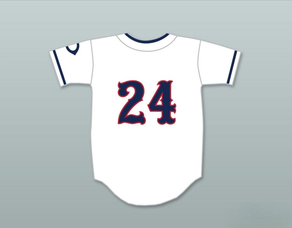 Personalizado Cualquier Nombre Número BRANDON NIMMO 24 POST SEIS CAMISETA DE BÉISBOL BLANCA 1 Costura Superior S-6XL