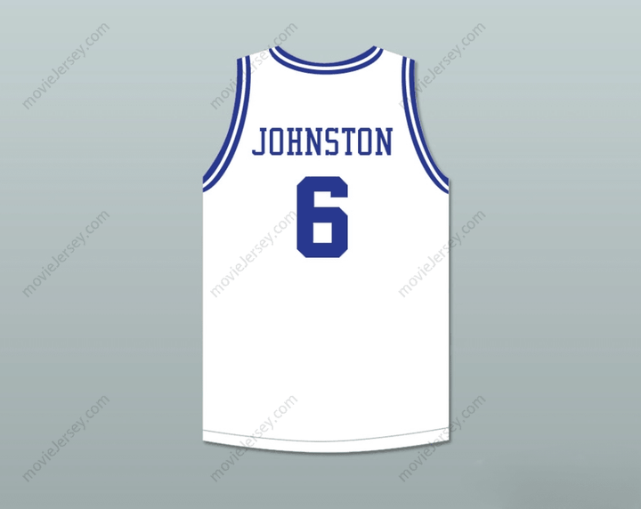 PERSONALIZADO Cualquier Nombre Número NEIL JOHNSTON 6 CAMISETA BALONCESTO BLANCA CAVALIERS HIGH SCHOOL Cosido S-6XL