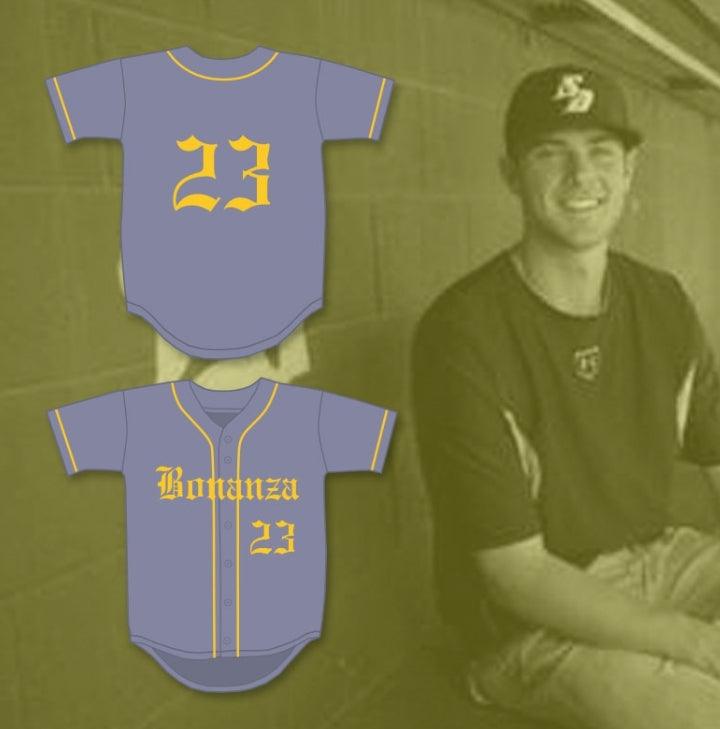 Personalizado Cualquier Nombre Número KRIS BRYANT 23 BONANZA HIGH SCHOOL CAMISETA DE BÉISBOL GRIS 1 Costura Superior S-6XL