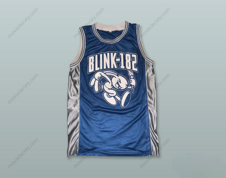 PERSONALIZA Cualquier Nombre Número BLINK 182 CAMISETA DE BALONCESTO AZUL Cosida S-6XL