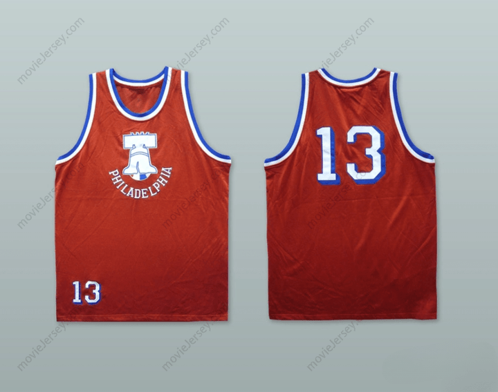 PERSONALIZA CUALQUIER Nombre Número 1974 RUCKER PARK 13 ROJA CAMISETA DE BALONCESTO Cosida Tallas S-6XL