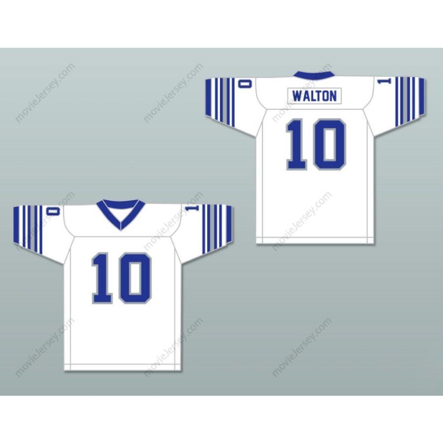 PERSONALIZADA CUALQUIER Nombre Número 1975 WFL JOHNNIE WALTON 10 SAN ANTONIO WINGS ROAD Camiseta de Fútbol Americana Cosida S-6XL