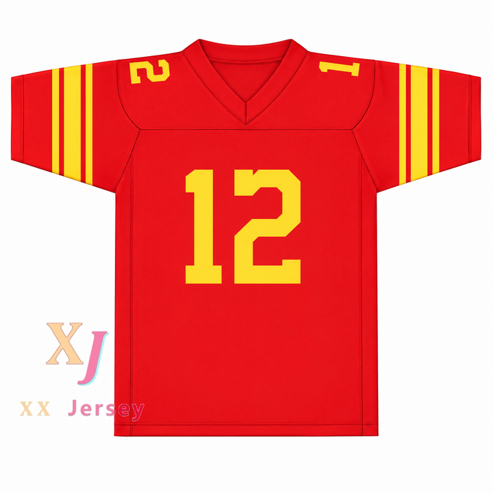 PERSONALIZA Cualquier Nombre Número ROGER STAUBACH 12 PURCELL MARIAN HIGH SCHOOL CAVALIERS CAMISETA DE FÚTBOL Superior Cosido S-6XL